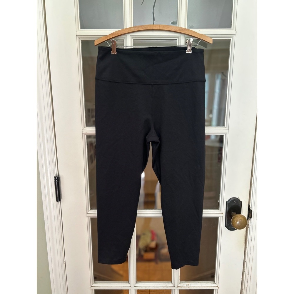 CARBON38 Carbon 38 Black Leggings XXL Cropped Pants Yoga Running